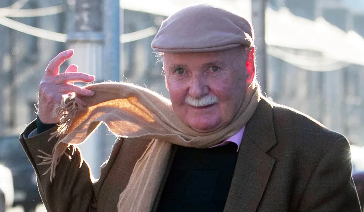 Michael Fingleton photographed arriving at court